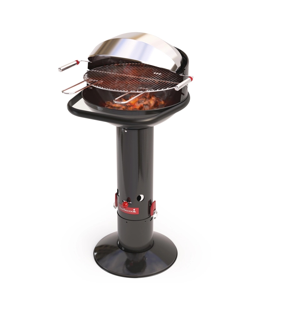 Barbecue a carbonella barbecook "loewy 45" in acciaio nero, 43 cm