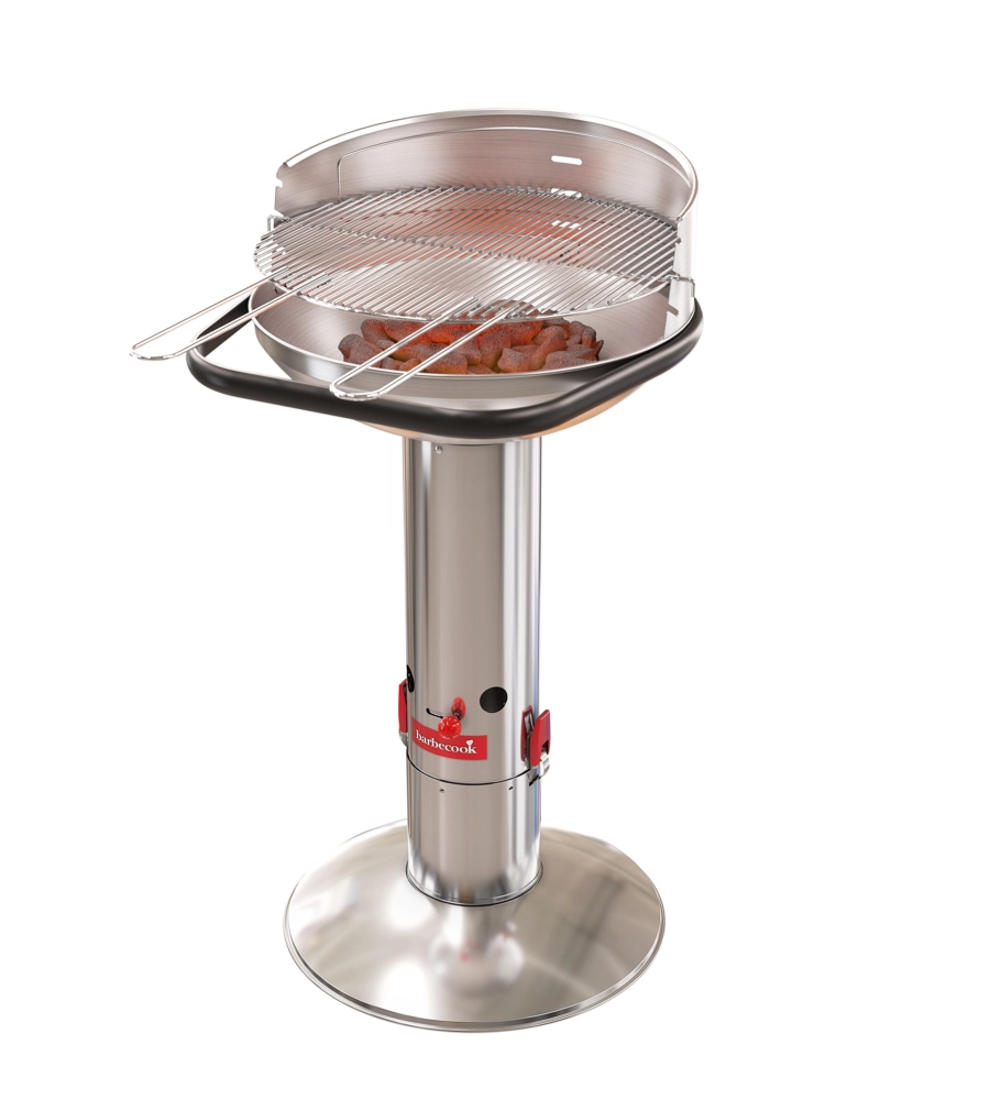 Barbecue a carbonella barbecook "loewy 50" in acciaio inox, diametro 47,5 cm