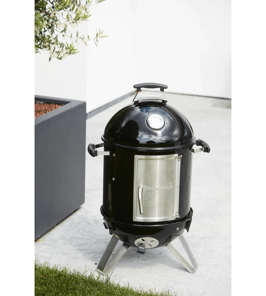 Barbecue a carbonella affumicatore barbecook "smoker oscar s", diametro 40 cm