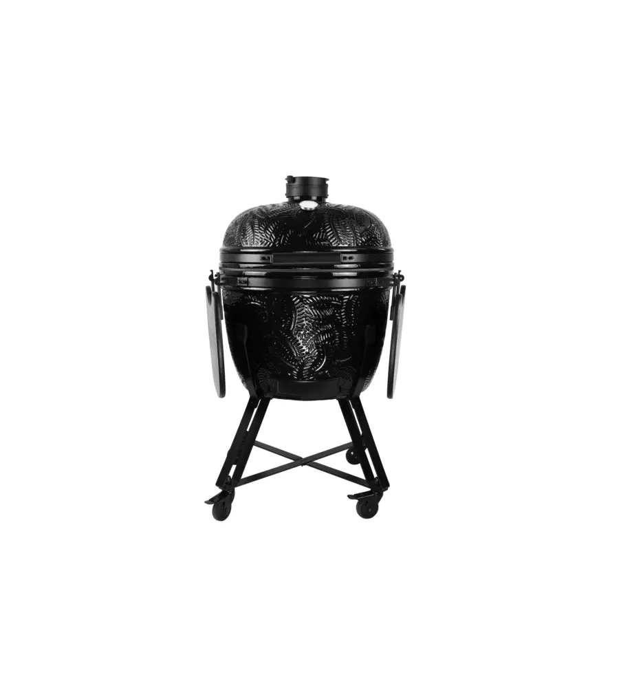 Barbecue a carbonella barbecook "kamal" nero in ceramica, diametro 53 cm