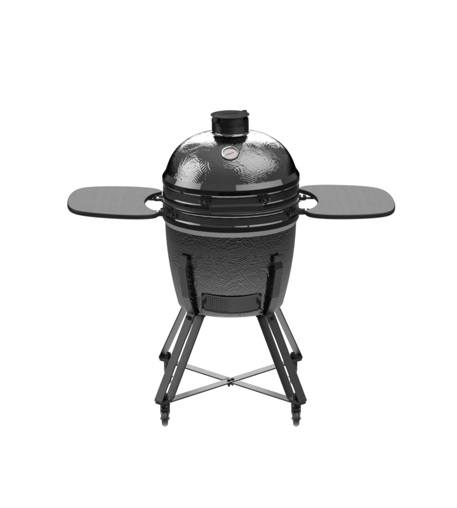 Barbecue a carbonella barbecook "kamal" nero in ceramica, diametro 53 cm