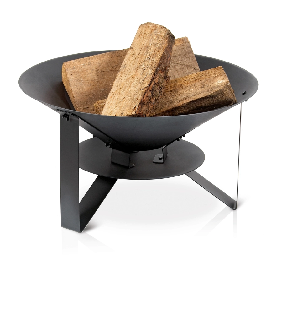 Braciere per legna barbecook "modern 60" in ghisa, diametro 60 cm