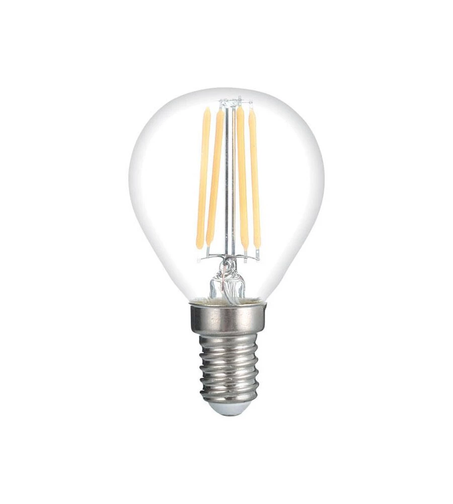 Lampadina led "sferetta" luce bianca, 60w -  e14