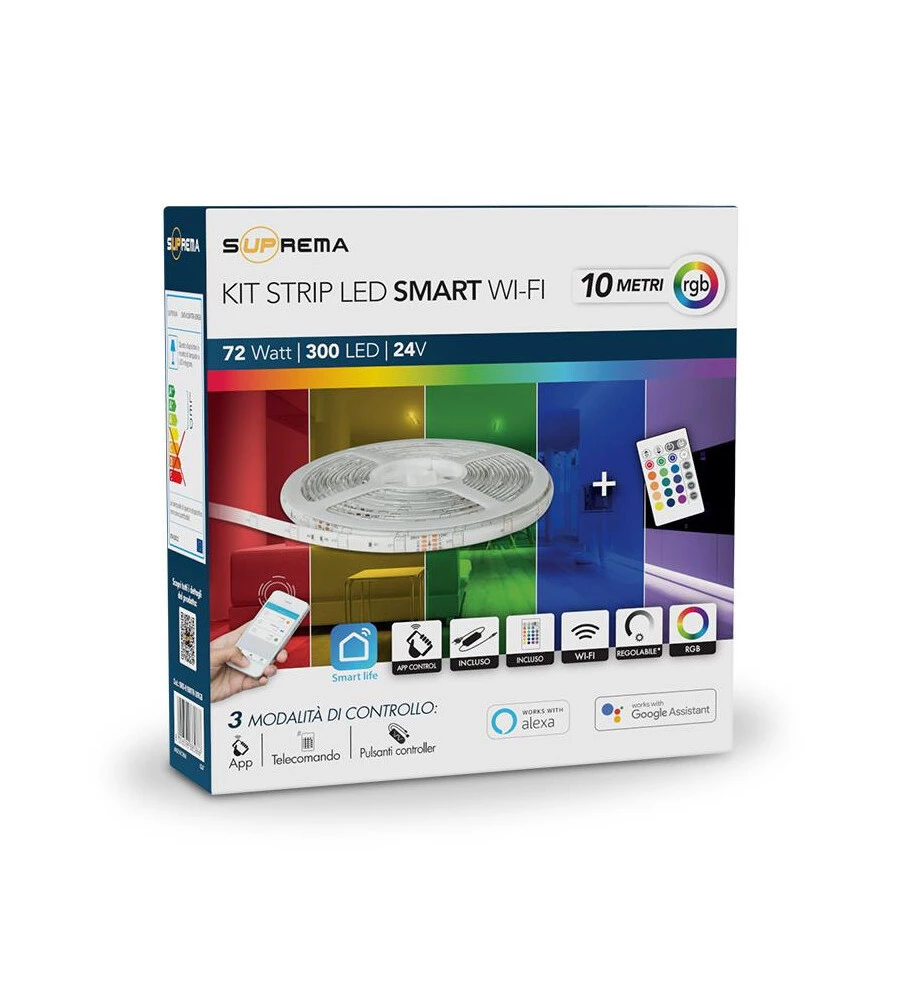 Striscia led smart rgb, 10 m