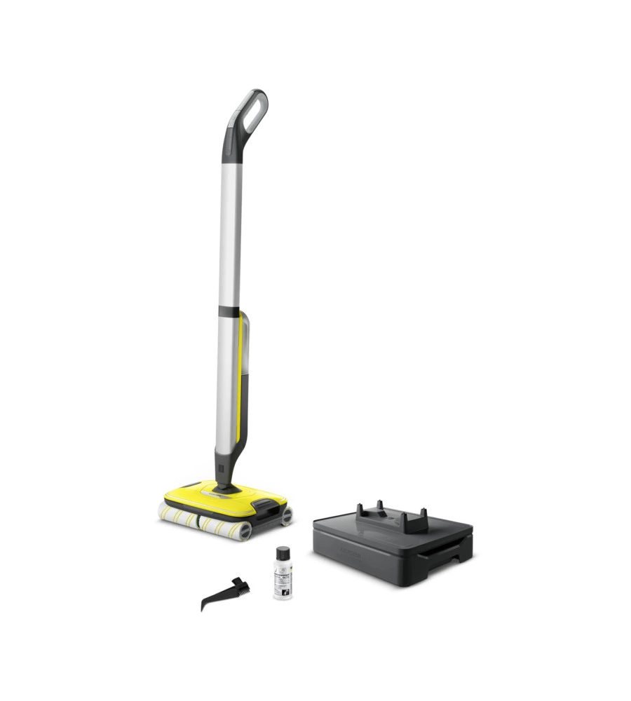 Lavapavimenti fc7 quattro rulli cordless a batteria - karcher