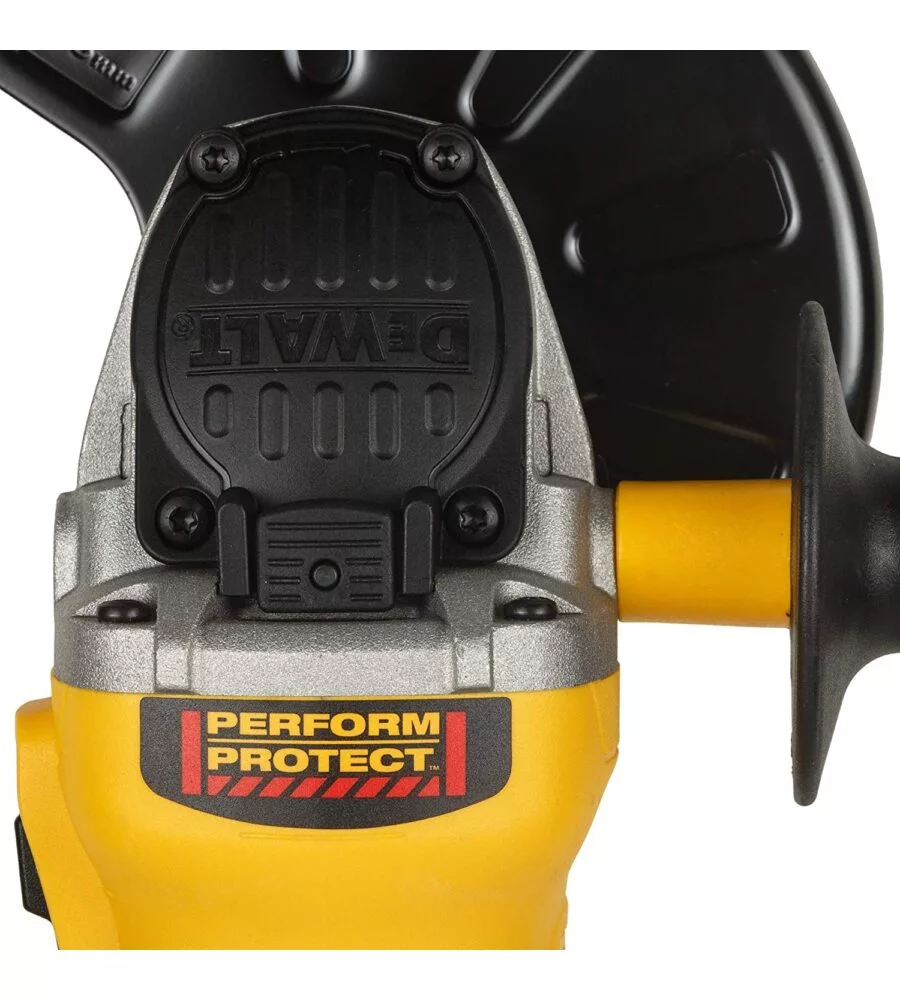 Smerigliatrice brushless a batteria dewalt dcg405pc con valigetta e due batterie da 18v 5.0 ah