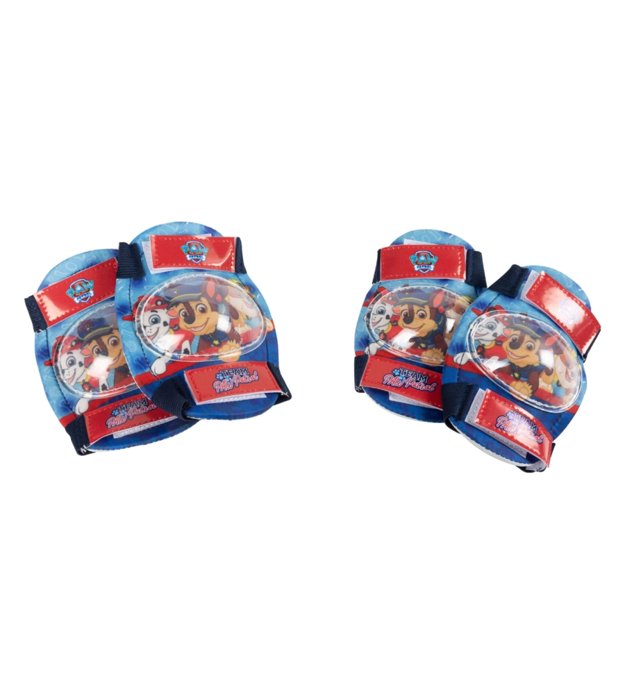 Kit di protezione bici "paw patrol boy" con due gomitiere e due ginocchiere