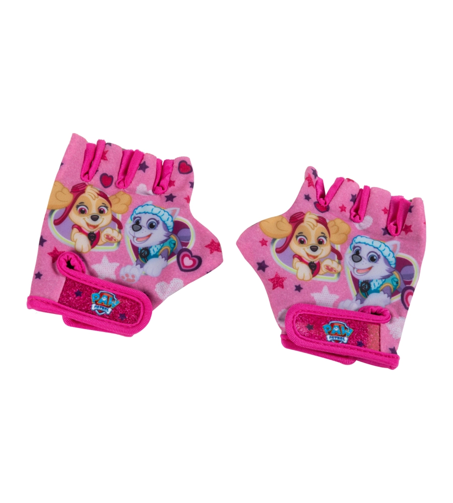 Coppia di guanti da bici "paw patrol girl" senza dita