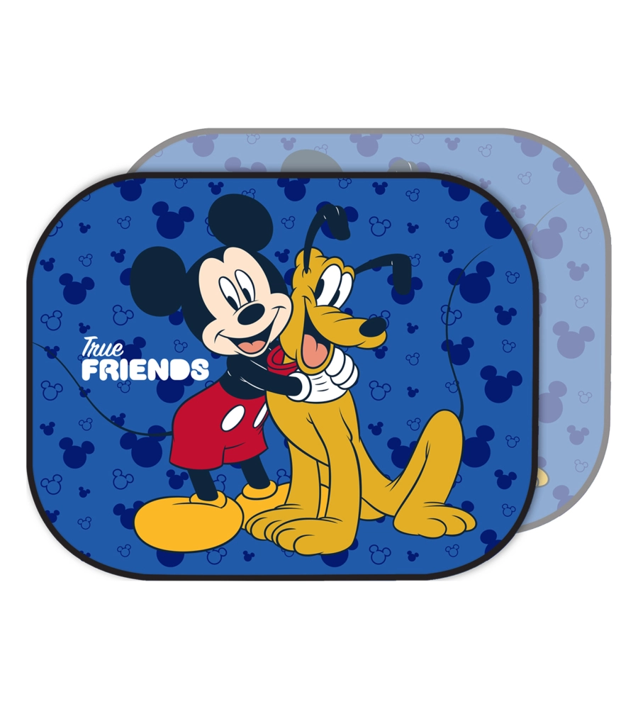 Coppia tendine auto laterali "disney mickey mouse", 44x35 cm