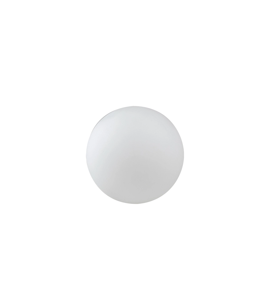 Sfera da giardino led "geco sfera" bianco 40cm, 4w