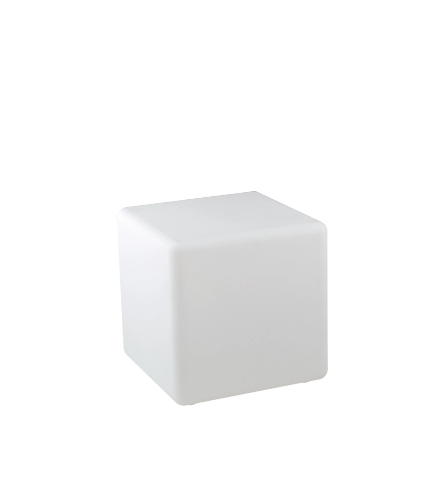 Lume da giardino led "geco" bianco 40x40x40 cm, 4w