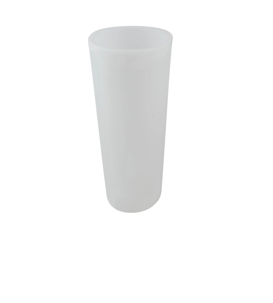 Vaso da giardino led "geco" bianco 28x60 cm, 4w