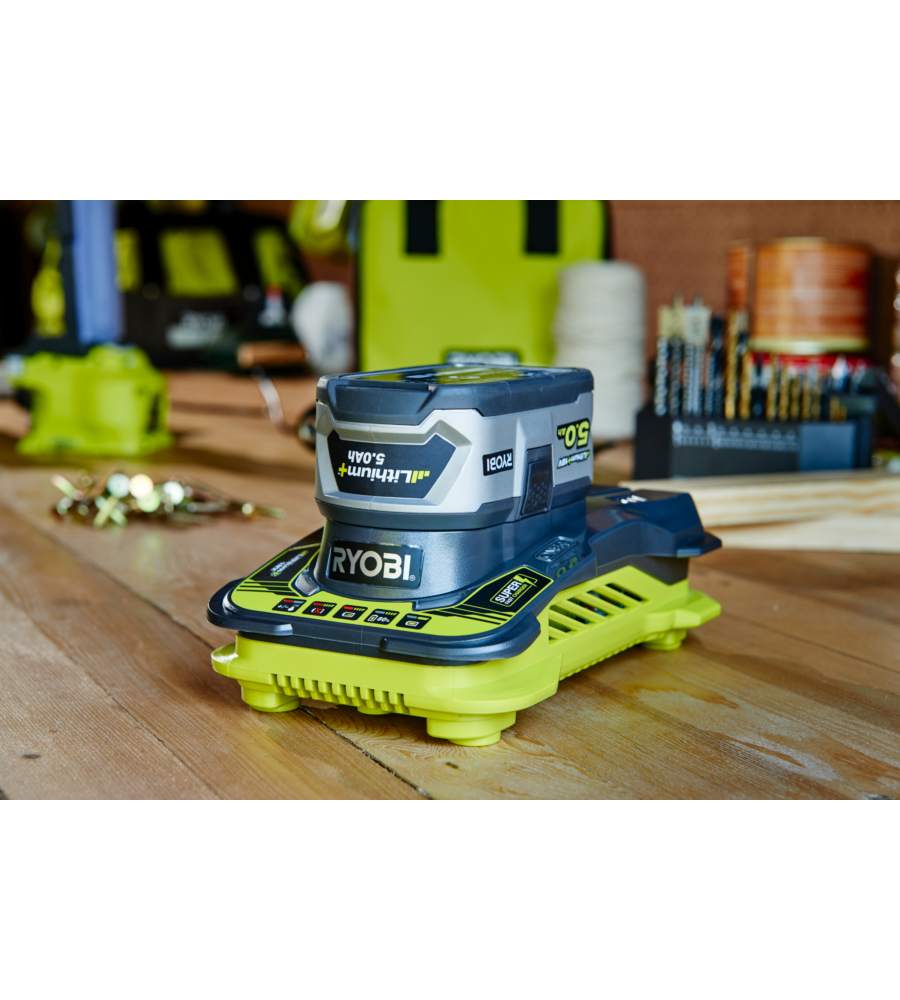 Caricabatterie super rapido rc18150 - ryobi