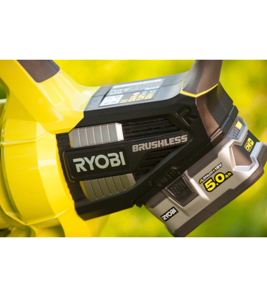 Soffiatore aspiratore a batteria con motore brushless obv18, solo corpo macchina - ryobi