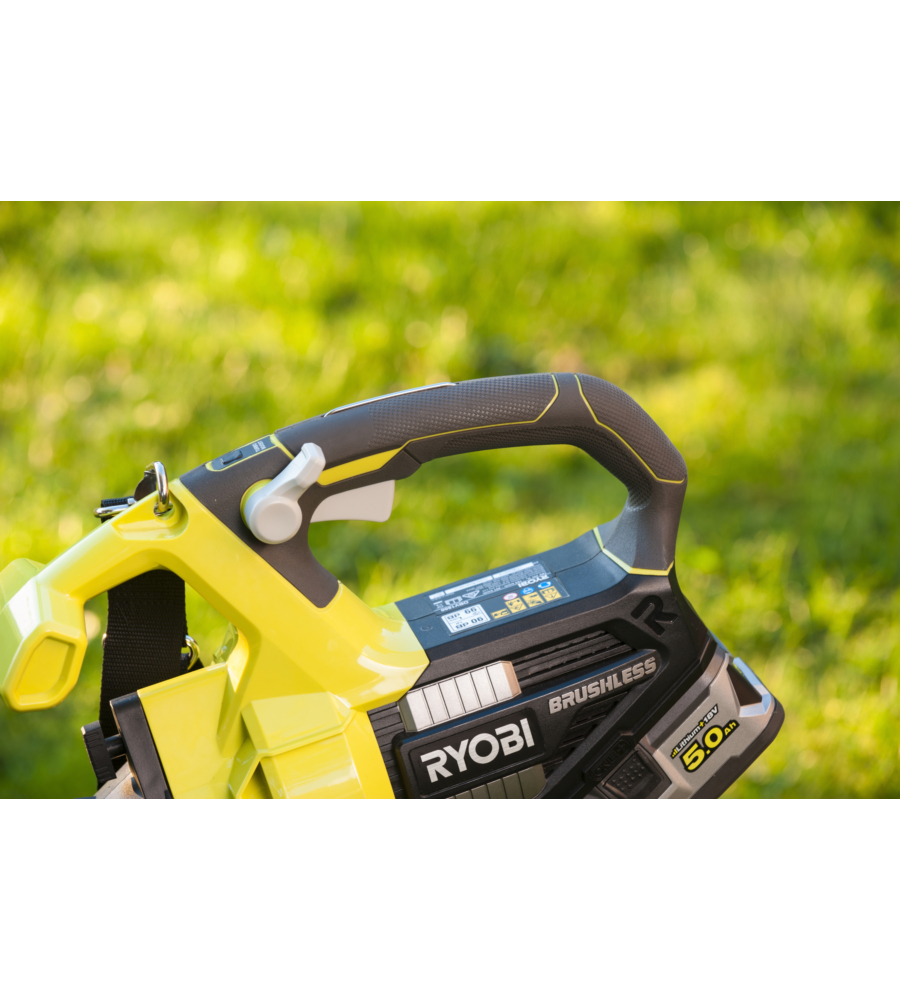 Soffiatore aspiratore a batteria con motore brushless obv18, solo corpo macchina - ryobi