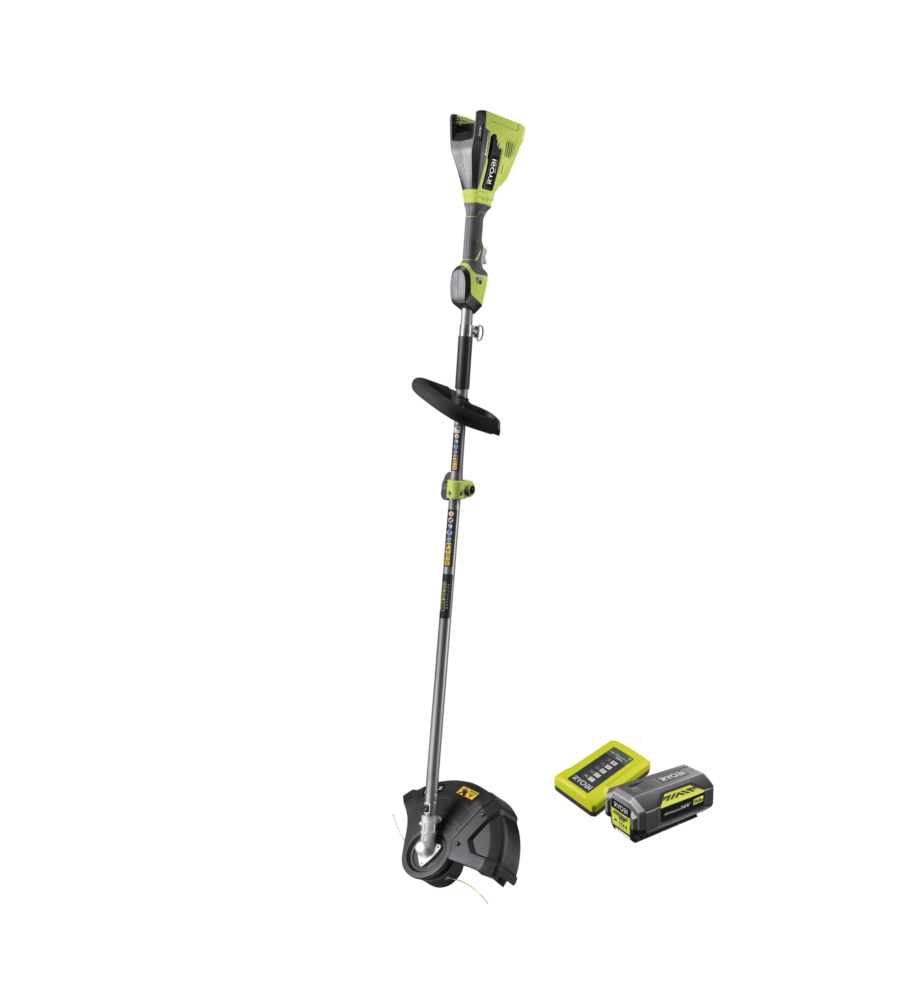 Decespugliatore a batteria ryobi "ry36eltx33a-140" con motore brushless 36v con batteria da 4ah inclusa