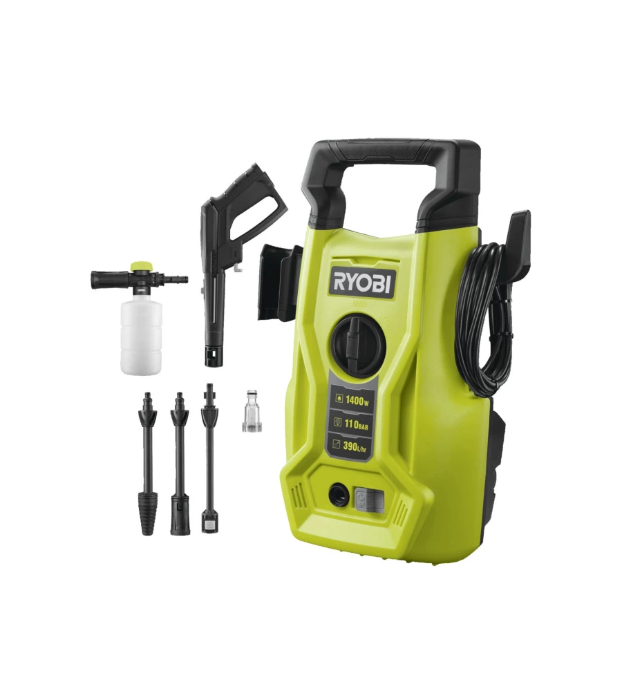 Idropulitrice a freddo ry110pwa 1500 w 110 bar 390 litri / ora - ryobi