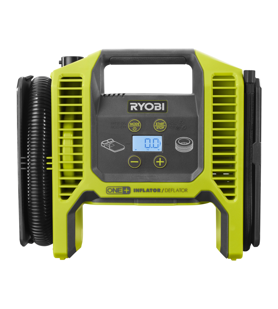 Compressore aria portatile a batteria ryobi "r18mi-0" 18v, solo corpo macchina