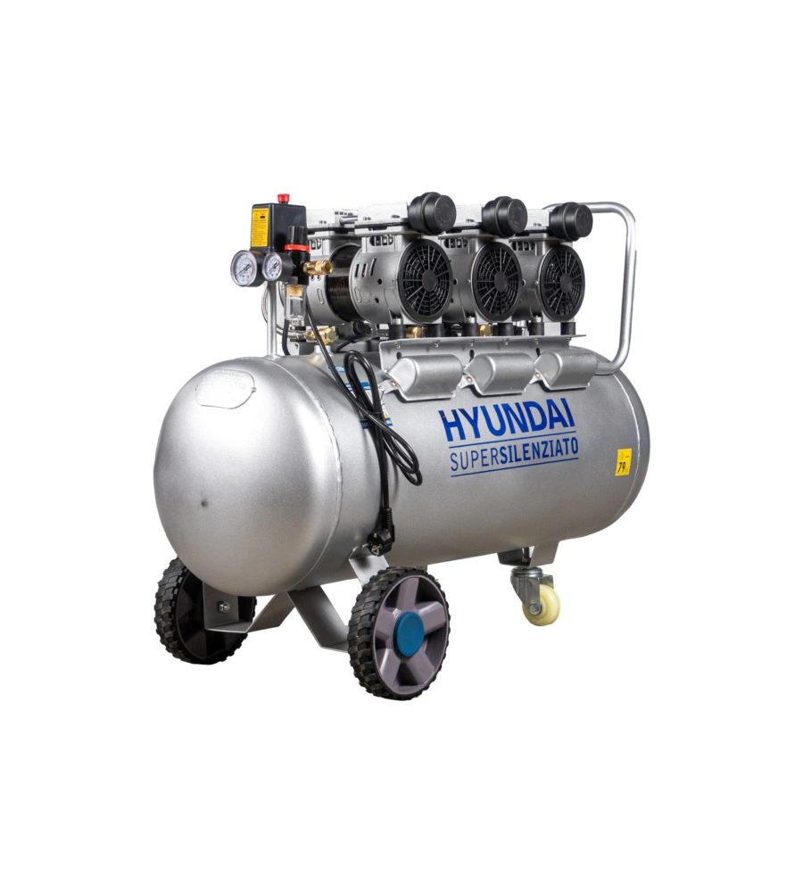 Compressore aria silenziato hyundai 100l 3hp - cod. 65704