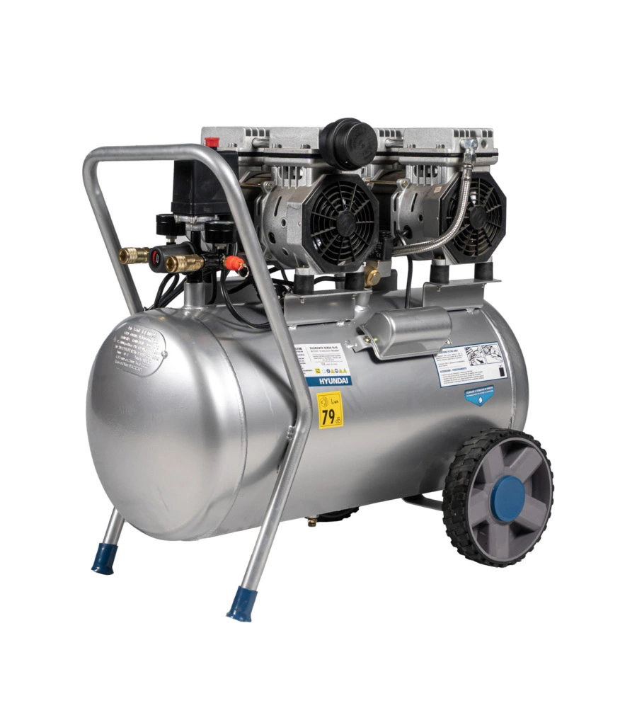 Compressore aria silenziato hyundai 50l 3hp - cod. 65706