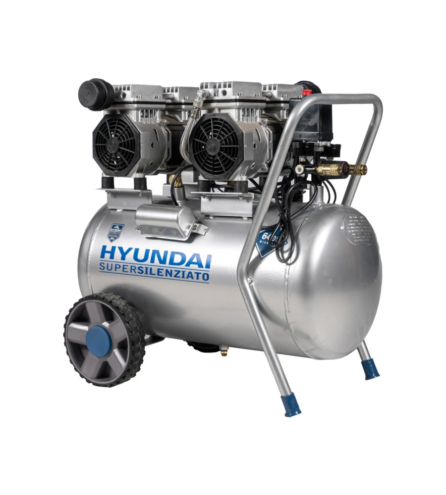 Compressore aria silenziato hyundai 50l 3hp - cod. 65706