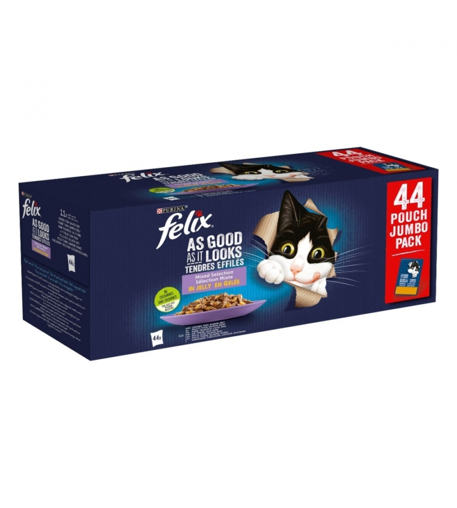 Felix le ghiottonerie multipack per gatto 44x85 gr. - purina