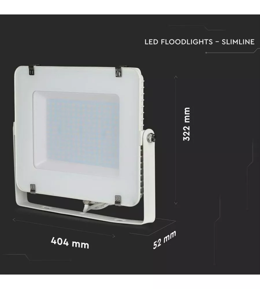 Faro led bianco 3000k 150w, 12000lm