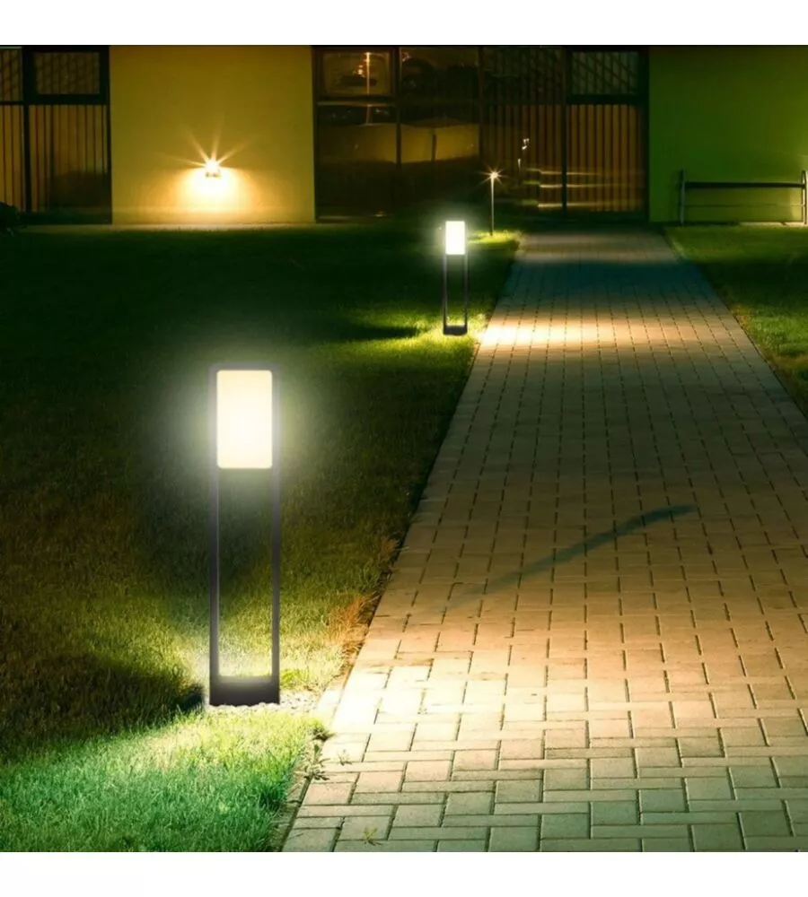 Paletto per esterno led 3000k, 10w