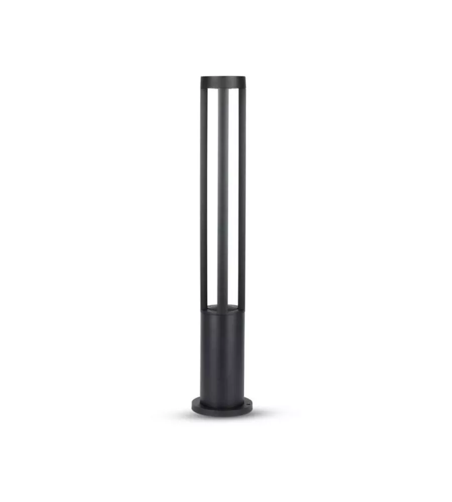 Lampada led da giardino nera h80 cm 3000k, 10w