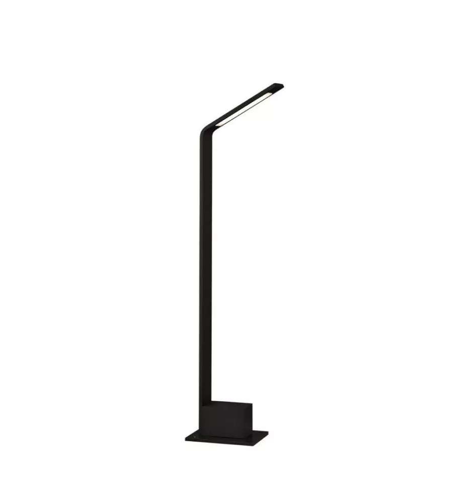 Lampione led da esterno nero 80 cm 4000k, 6w