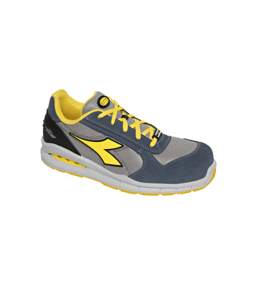 Diadora scarpa da lavoro antinfortunistica run net airbox low s1p src, blu tg.40