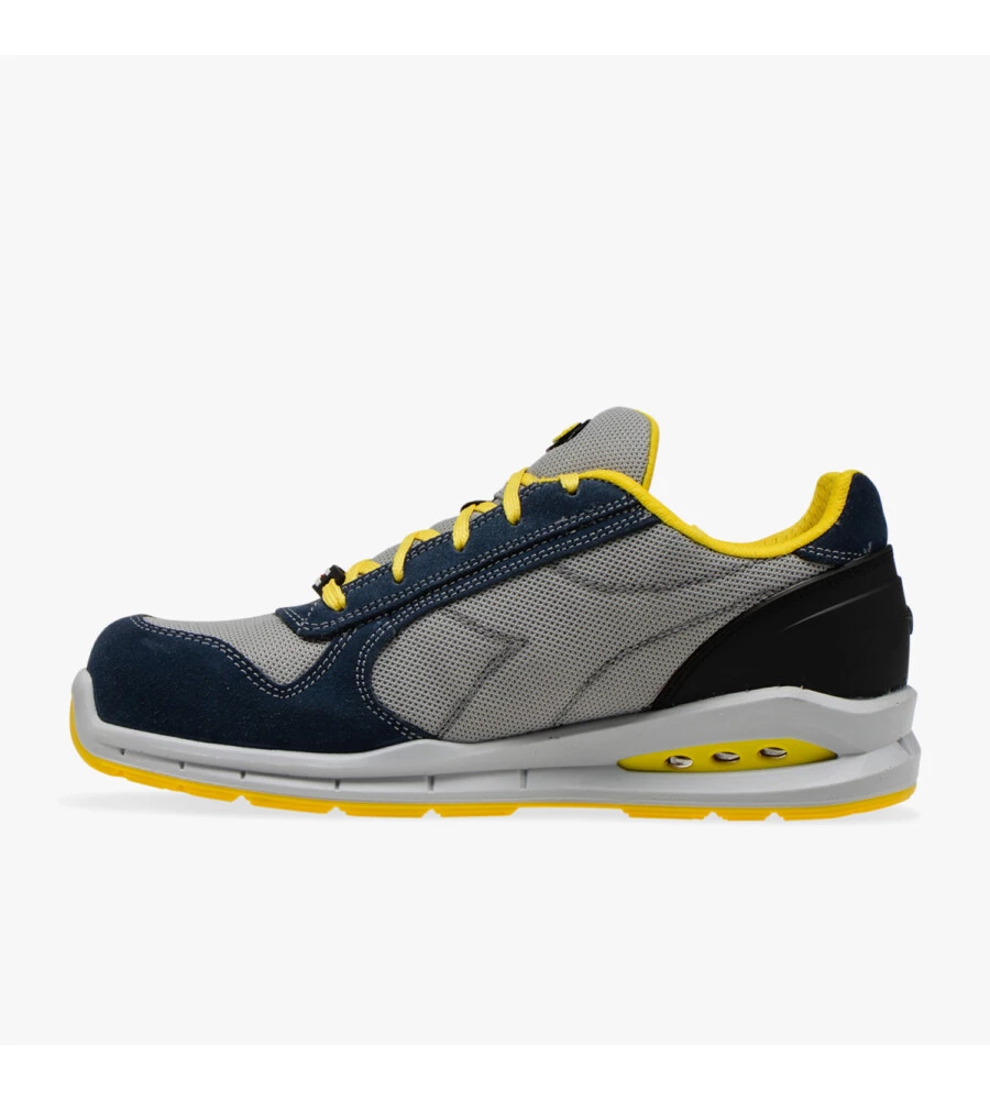 Diadora scarpa da lavoro antinfortunistica run net airbox low s1p src, blu tg.46