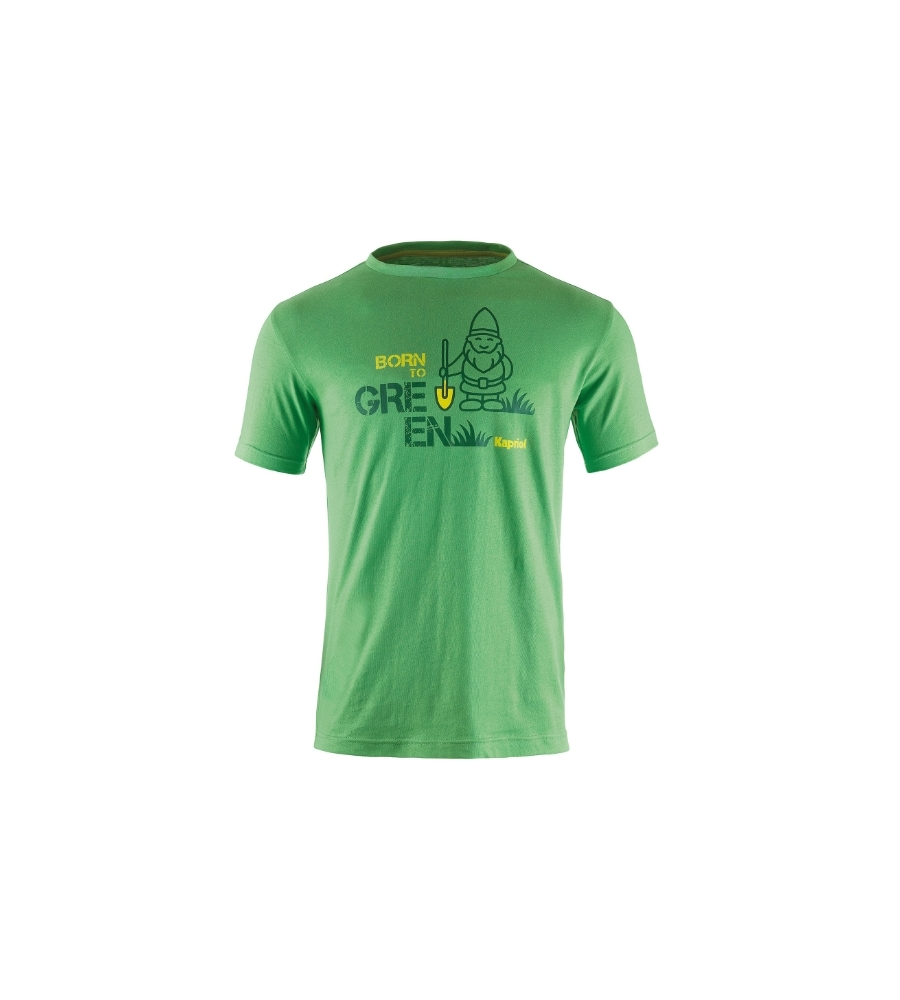 T-shirt da lavoro "enjoy poison green" verde, tg m - kapriol