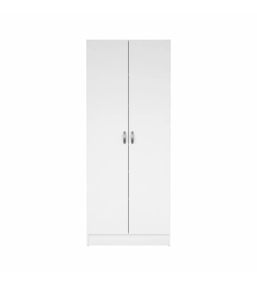 Armadio bianco multifunzione, 69x35x170 cm