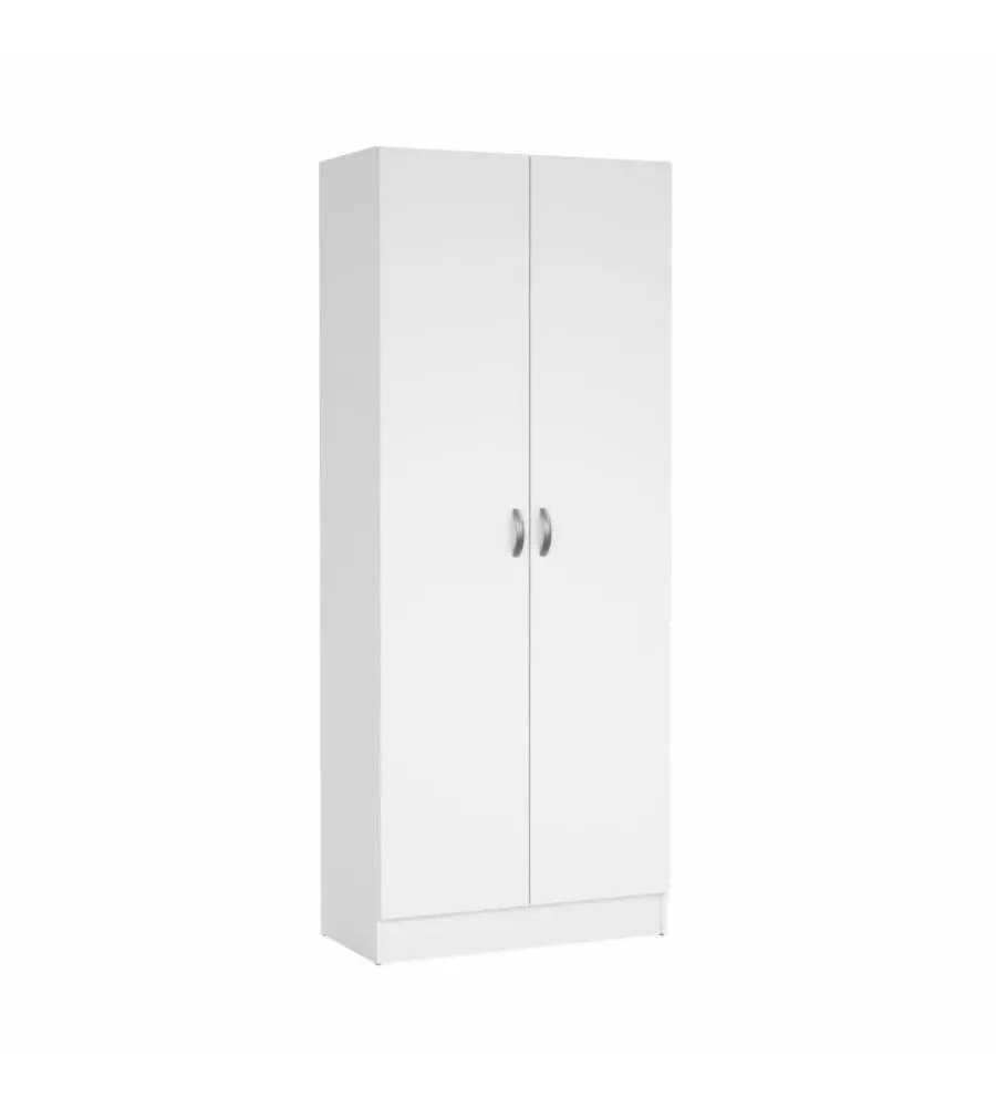 Armadio bianco multifunzione, 69x35x170 cm