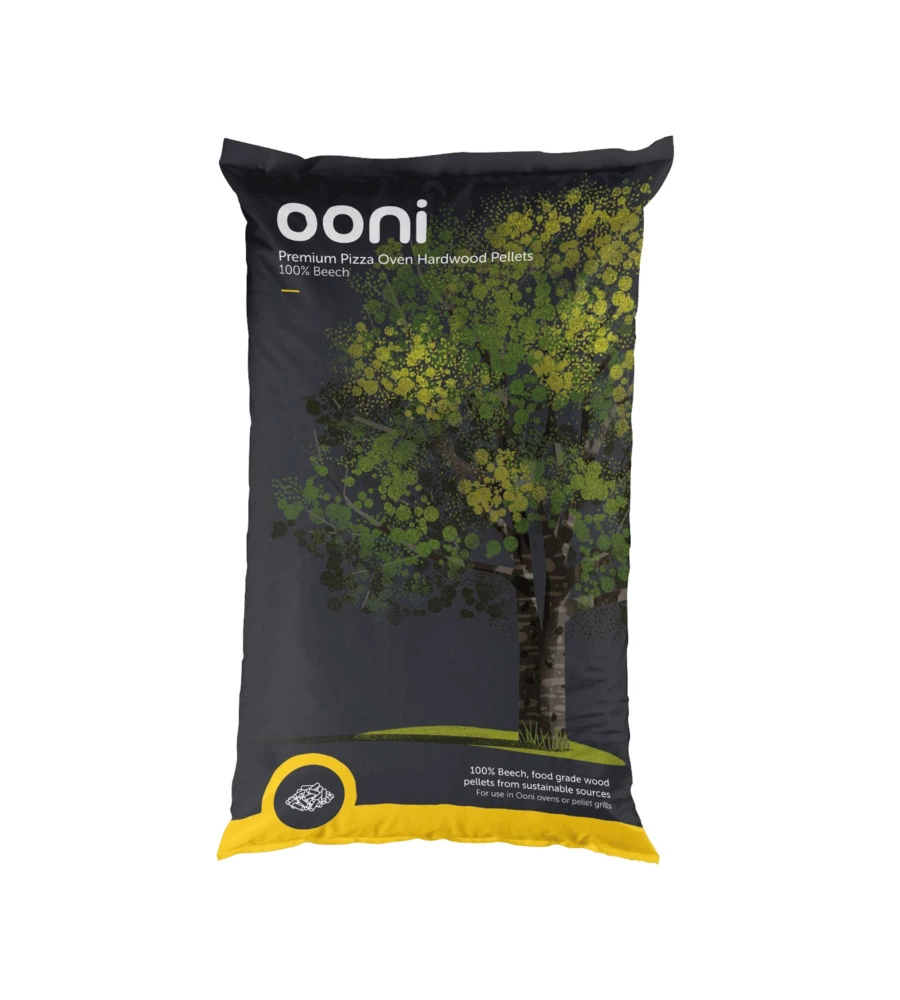 Pellet alimentare ooni prodotto da legno di quercia - 10kg