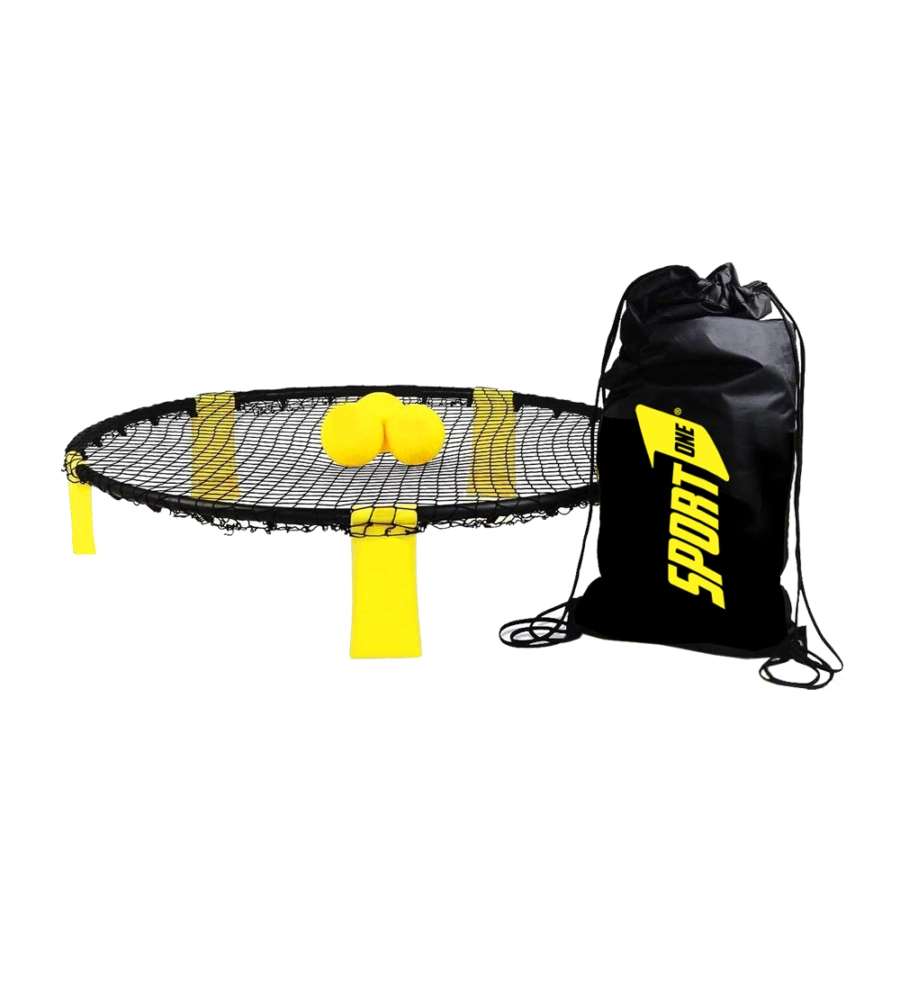 Trampolino a rete per bambini bounching net set, diametro 90 cm