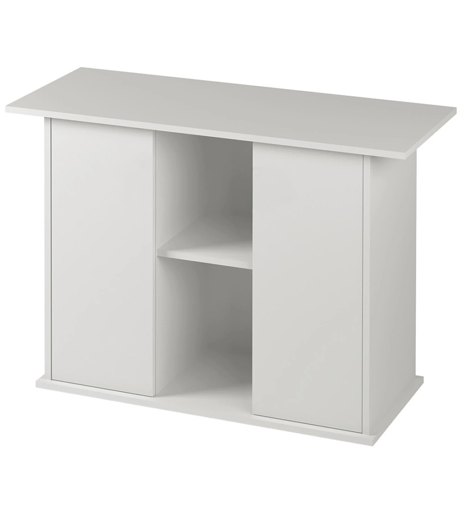 Mobile in legno per acquario - stand bubai 100 bianco, 101 x 41 x h 73 cm - ferplast