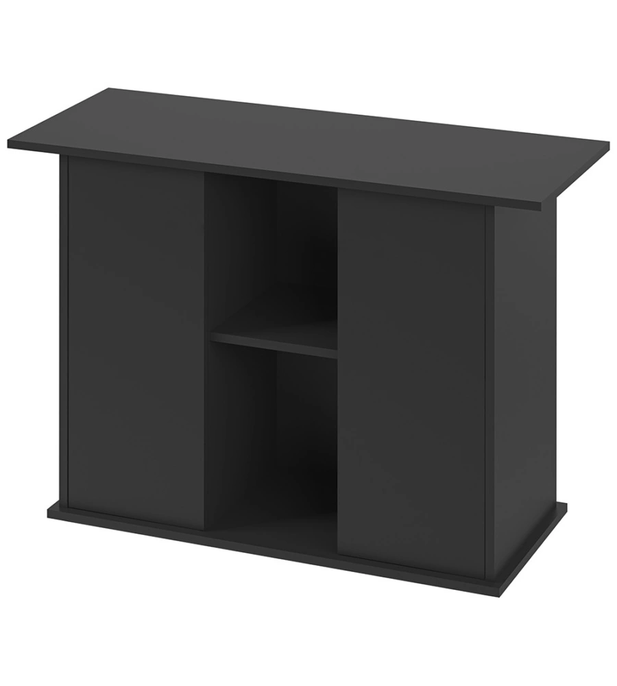 Mobile in legno per acquario - stand bubai 100 nero, 101 x 41 x h 73 cm - ferplast