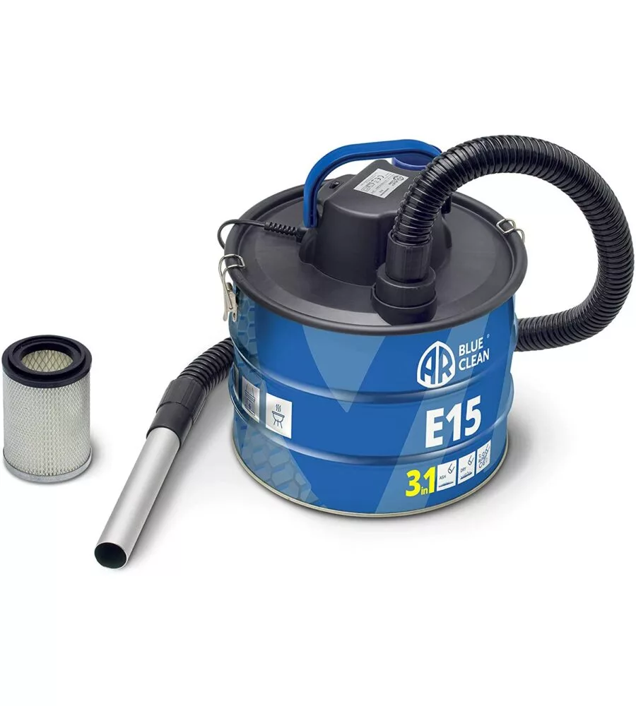 Bidone aspiracenere ar blue clean e15 funzione 3in1 - 1000 w 15 lt - annovi reverberi