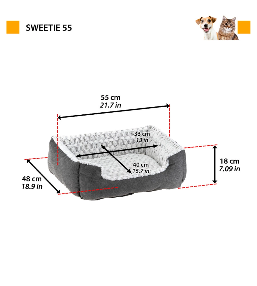 Cuccia per cani e gatti sweetie 55 - ferplast