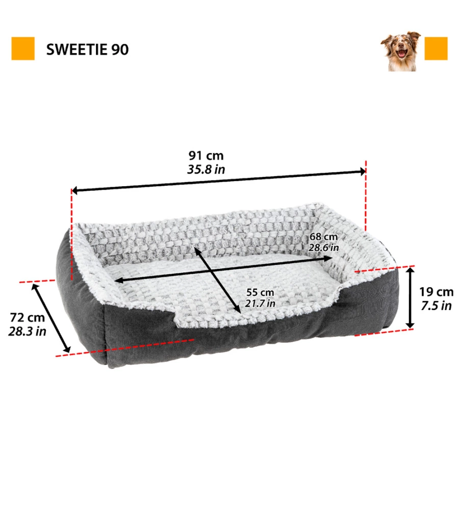 Cuccia per cani e gatti sweetie 90 - ferplast