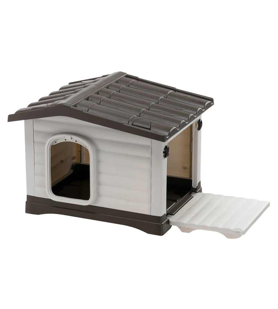 Cuccia per cani da esterno "dogvilla 60", 58x48x44 cm - ferplast