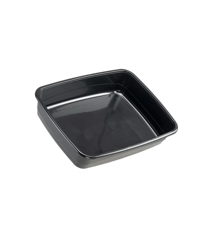 Lettiera toilette gatto aperta ferplast "nip 30" nero 49,5x64,5x14,5 cm