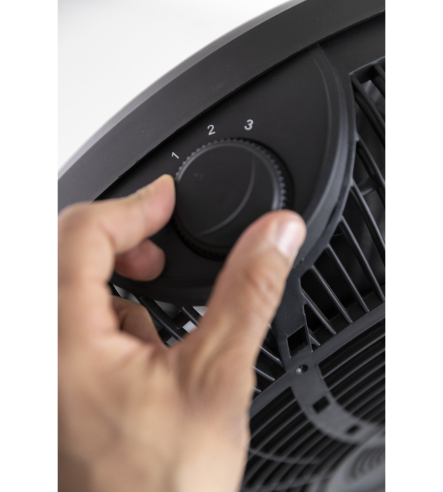 Ventilatore da appoggio box "articfresh" colore nero 90 w, 50 cm