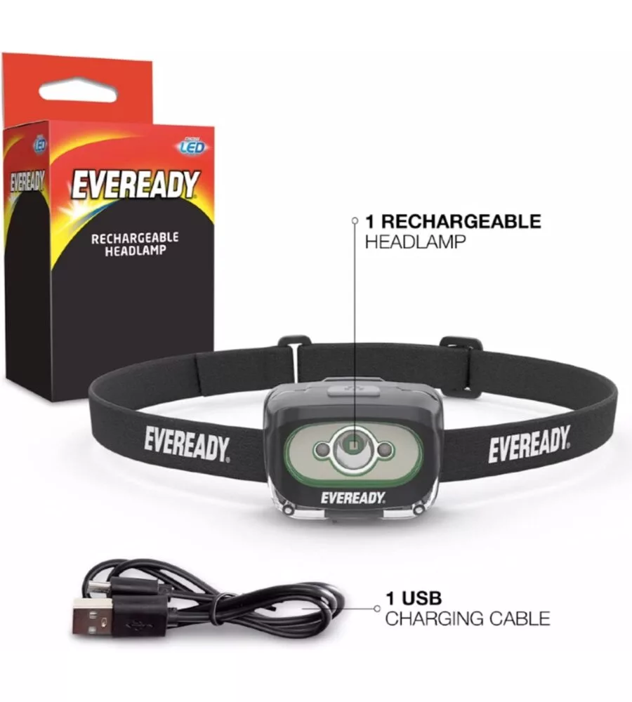 Torcia da testa eveready value rechargeable headlight - energizer