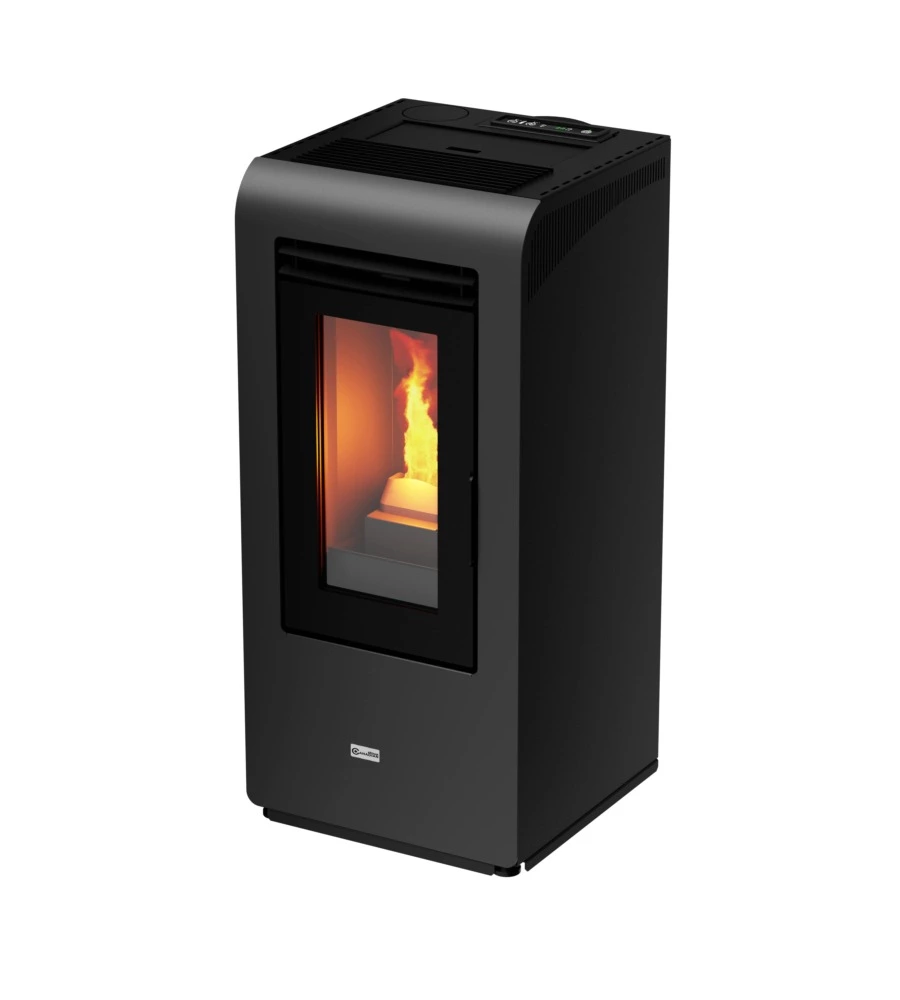 Stufa a pellet canadian stove "vancouver 10" grigio 8,7 kw