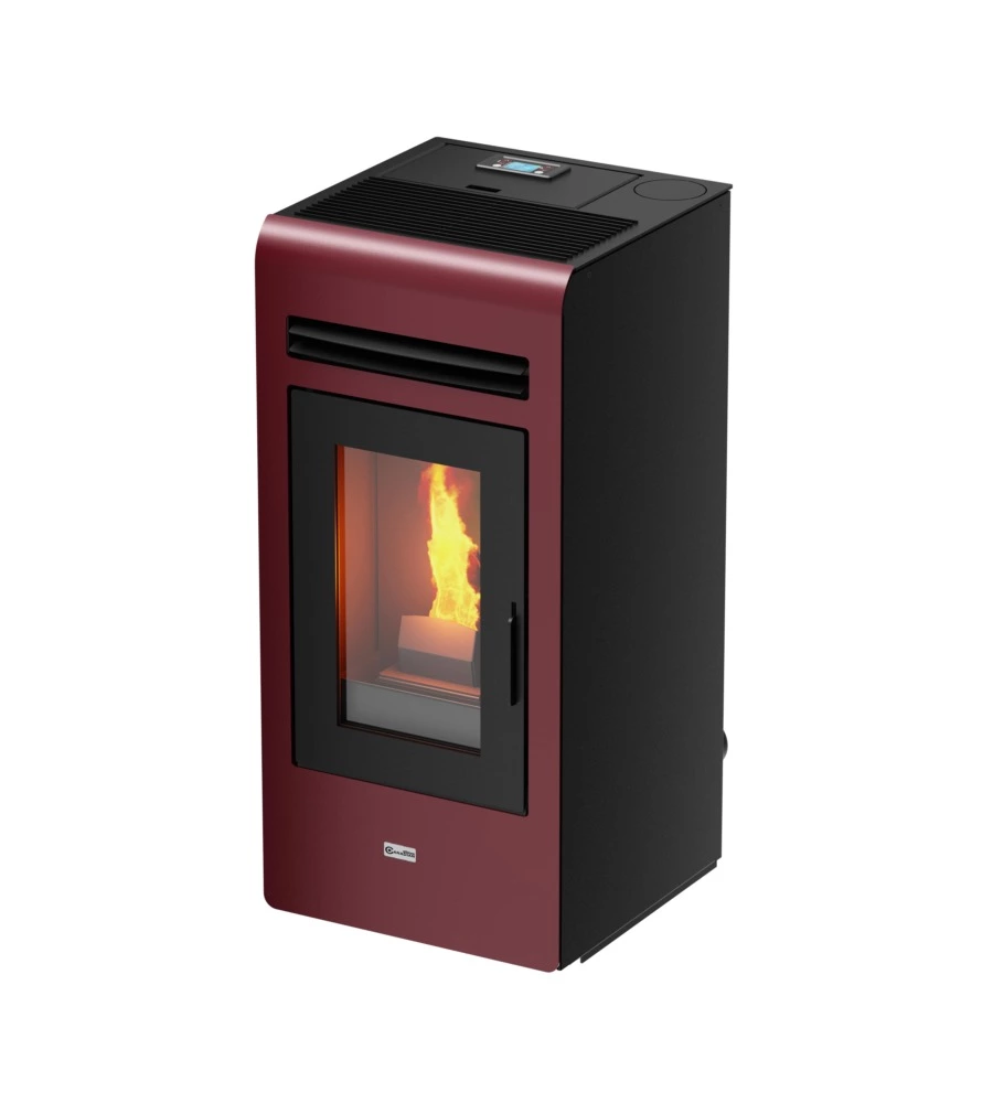 Stufa a pellet canadian stove "vancouver 12" bordeaux 11,1 kw