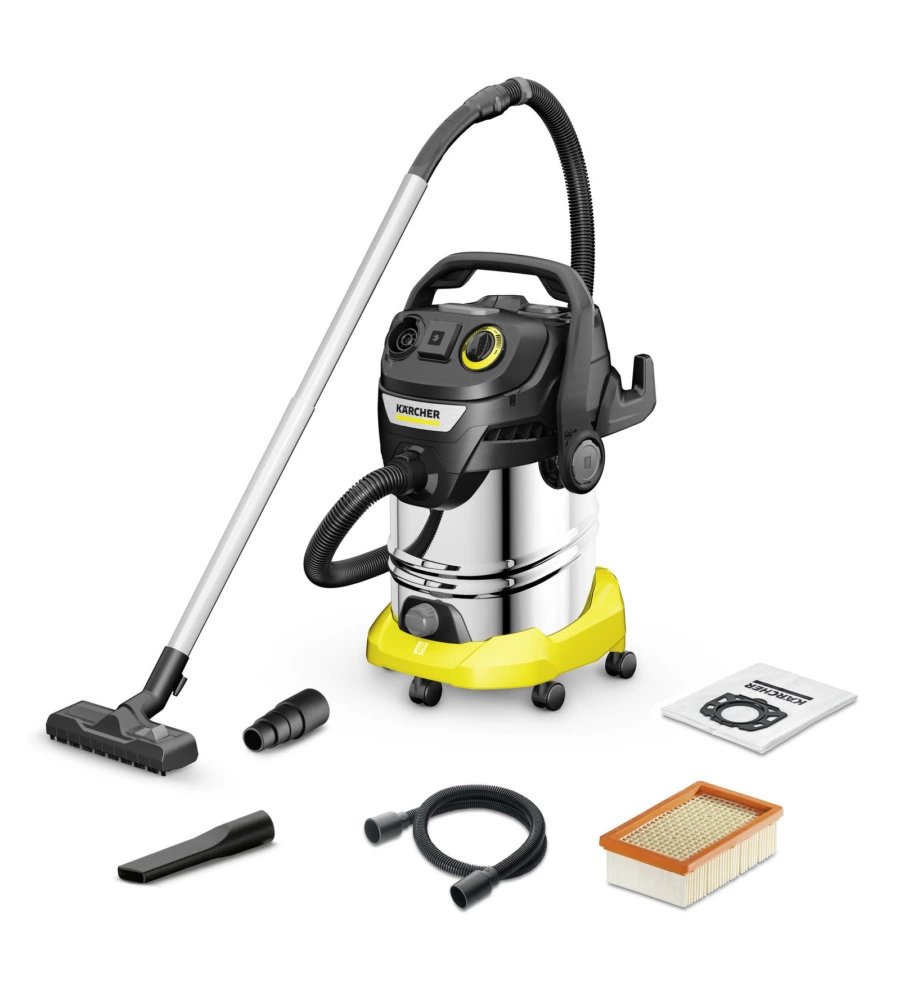 Bidone aspira solidi e liquidi karcher "kwd 6 p s v-30/8/22/t" 30 litri 1300w