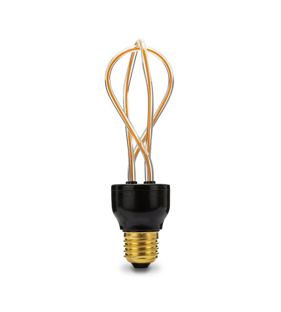 Lampadina led decorativa "doppio tondo" 480 lm, e27